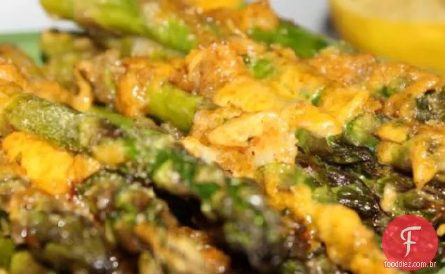 Gratinado De Espargos Torrados Com Limão