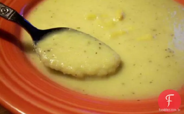 Creme de sopa de espargos brancos
