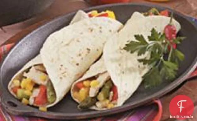Espargos Frango Fajitas