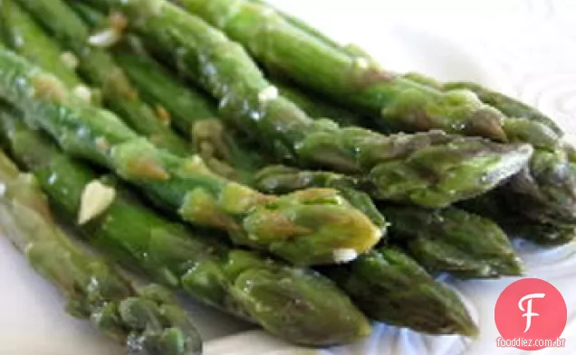 Espargos De Alho Salteados