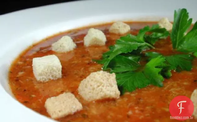 Simples fácil Chesapeake Bay sopa de caranguejo Rosado da Fazenda