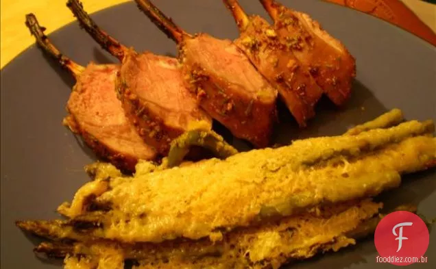 Espargos Assados Com Parmesão