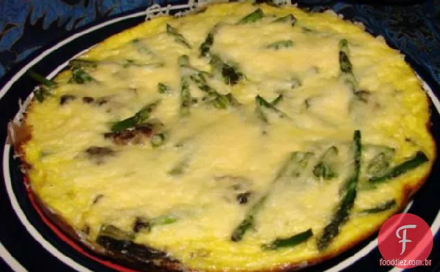 Emmentaler e aspargos Frittata