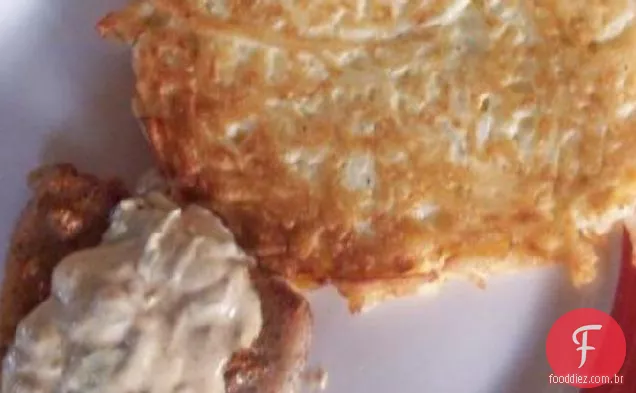 Carne De Porco Frita Com Aipo-Rábano-Bolos De Batata