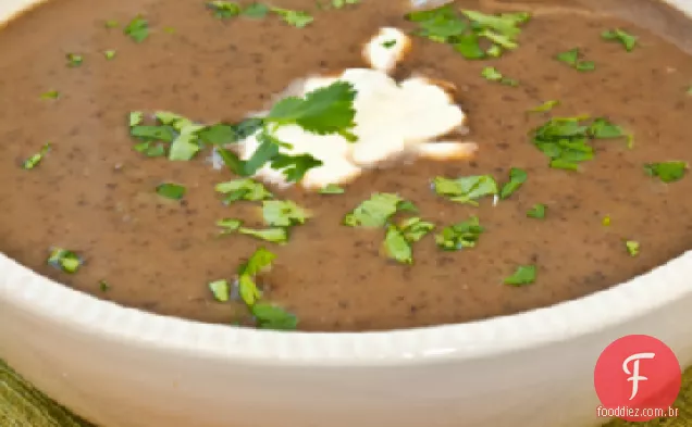 Sopa De Feijão Preto