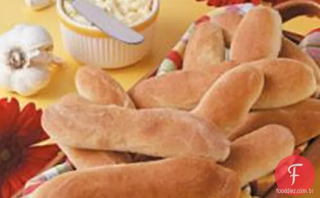 Breadsticks com manteiga de parmesão
