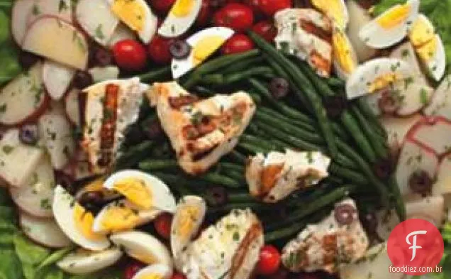 Salada De Alabote Grelhado Niçoise
