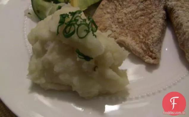 Parmesão Alho Purê De Batatas