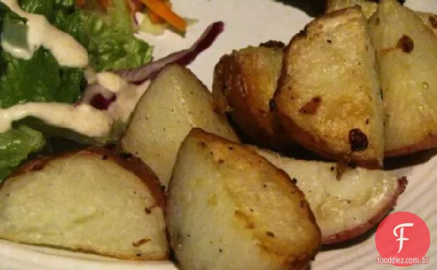 Batatas Crocantes Com Alho E Limão