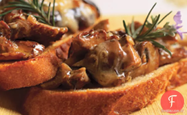 Cogumelo Selvagem Crostini