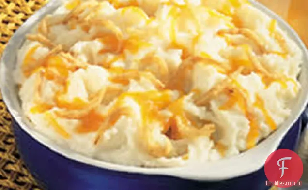 Cheddary Alho Purê De Batatas
