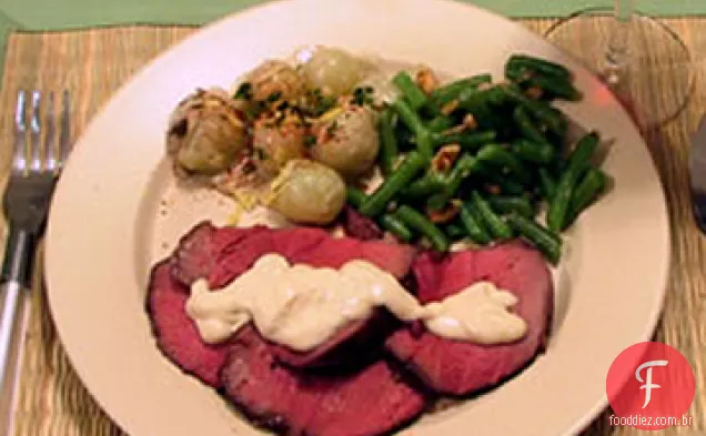 Lombo De Carne Com Queijo Azul