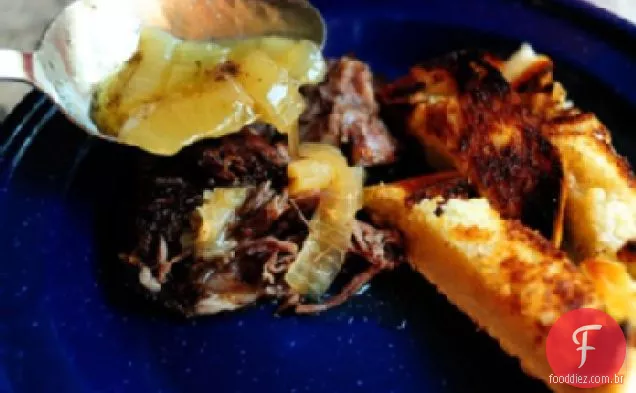 Carne Assada com cerveja com cebola