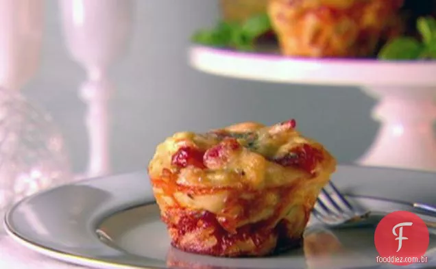 Linguine e Prosciutto Frittatas