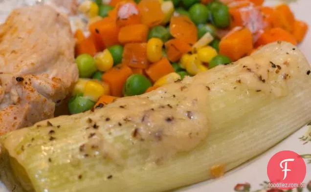 Feijão e guisado de Batata Doce