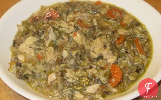 Sarasota's Minnesota Peru, cogumelo e sopa de Arroz Selvagem