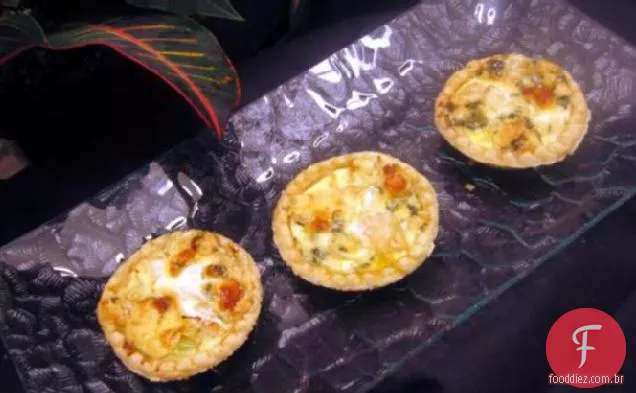 Tortas de Bebê De Queijo Azul (alemão e vegetariano)