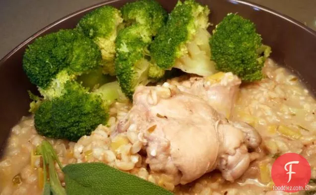 Sopa de batata doce e sálvia