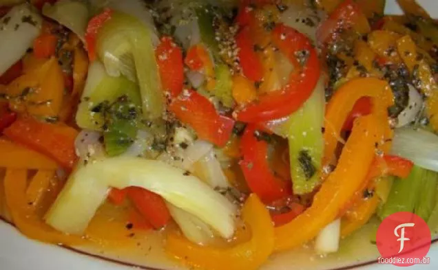 Alho-Poró Com Vinagrete Picante
