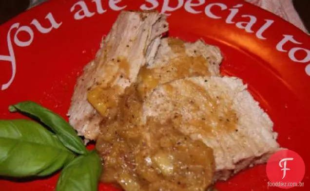 Lombo Di Maiale Coi Porri (Lombo De Porco Assado Com Alho-Poró)