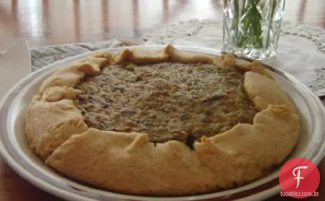 Torta De Tofu De Cogumelo Salgado