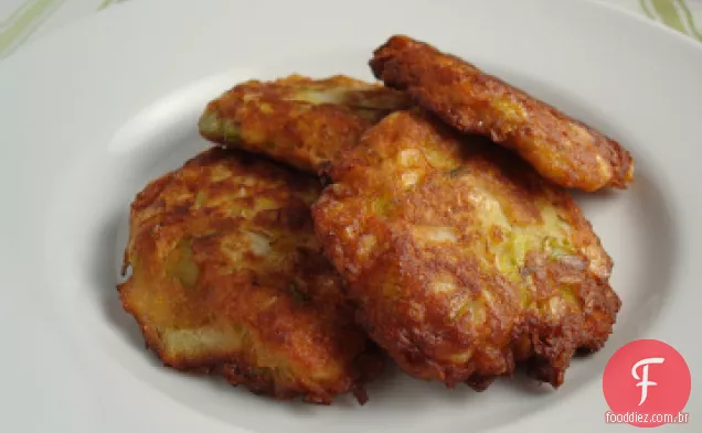Bolinhos de alho-poró e Nogueira