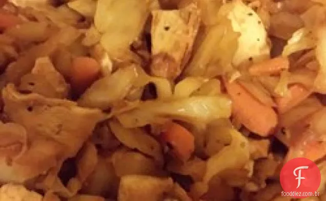 Repolho Frito Super Fácil