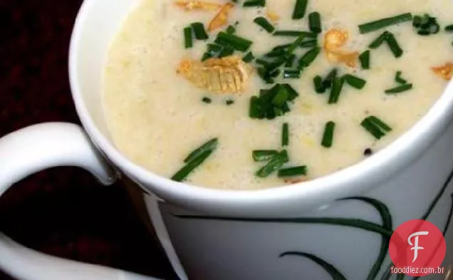 Alho assado e sopa de Alho-Poró