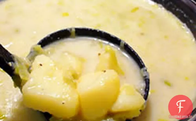 Sopa De Alho-Poró De Batata Real