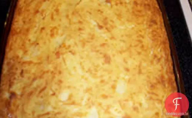 Kartoshnik com queijo e cebola