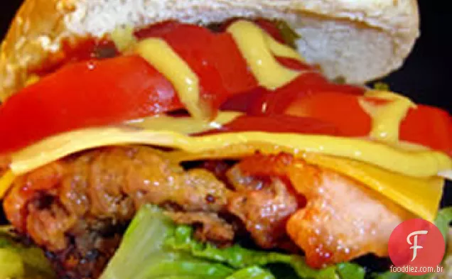 Hambúrgueres Embrulhados Em Bacon