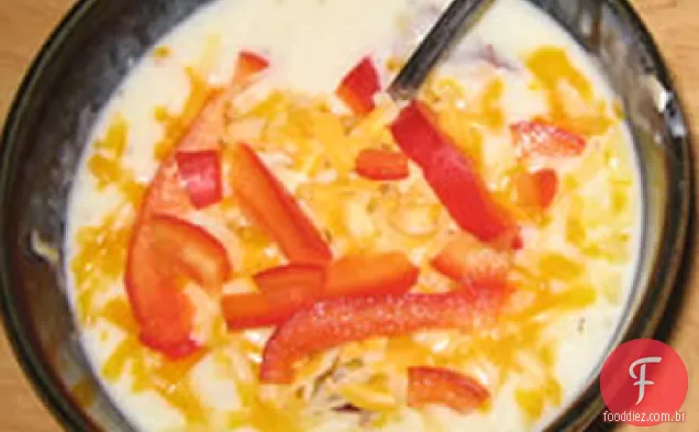 Creme de cebola e sopa de batata