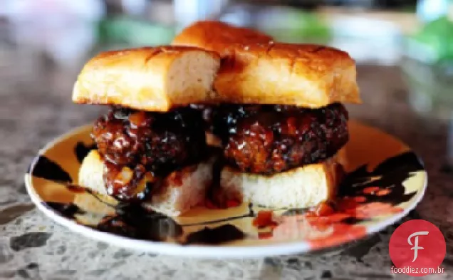 Spicy Whiskey BBQ Sliders