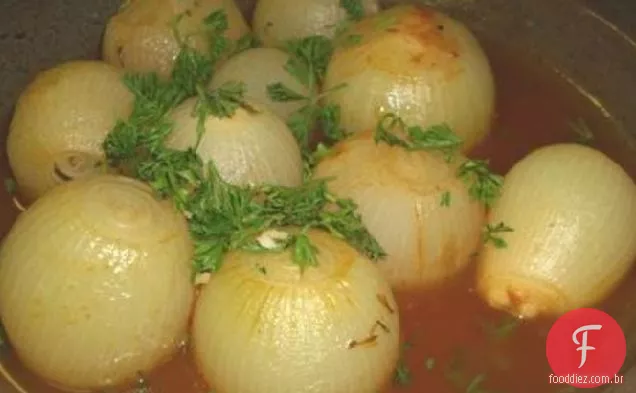 Cebolas De Estilo Mediterrâneo