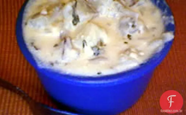 Batatas Com Queijo Cottage