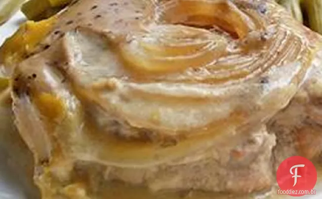 Costeletas de porco para viver