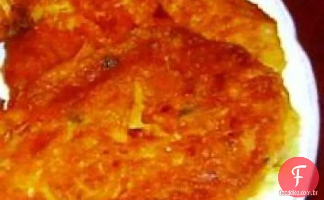 Os rissóis de Cebola de Kittencal / Latkes