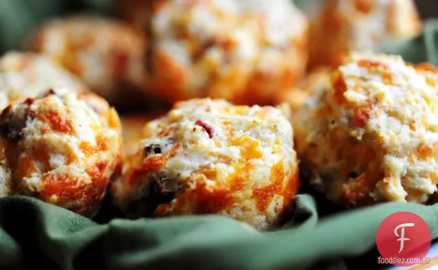 Bacon Cebola Cheddar Biscoitos