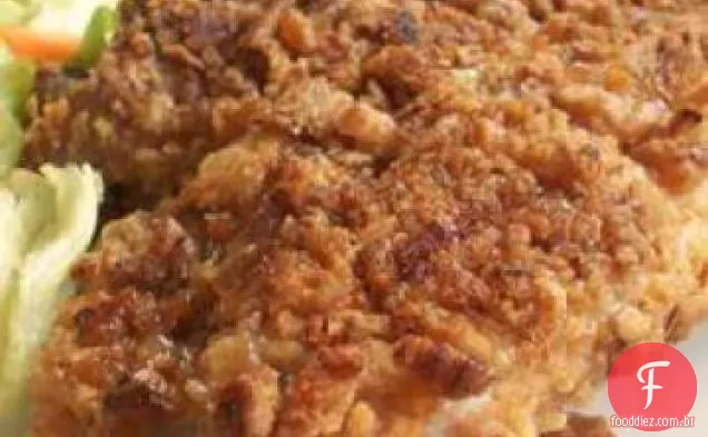 Costeletas De Porco Com Cebola Crocante