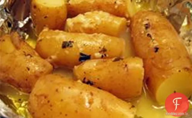 Batatas em papel