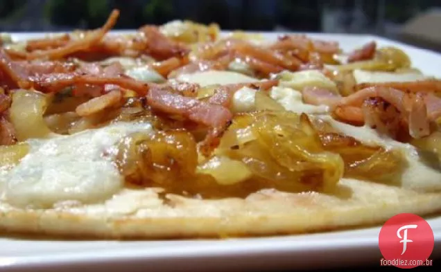 Cebola Caramelizada E Pizza Gorgonzola