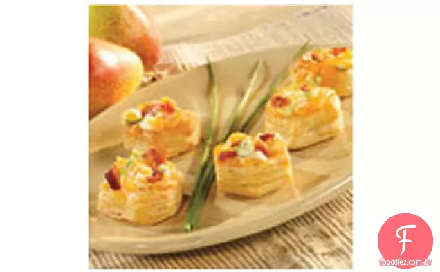 Tortinhas de Bacon e queijo