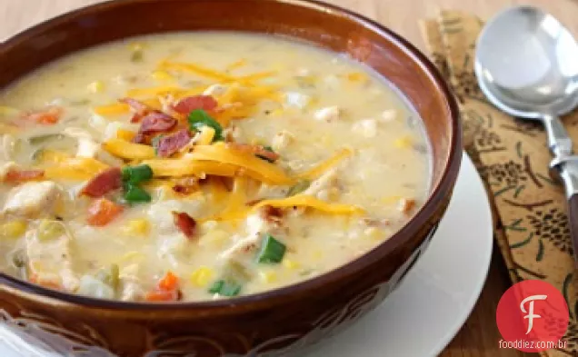Milho e Cheddar Chowder