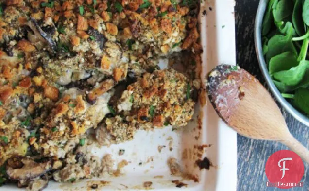 Herbed Recheio Frango Crunch Assar