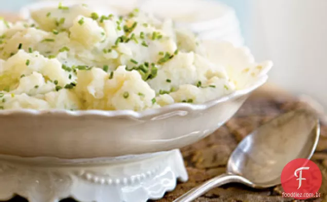 Queijo De Cabra Purê De Batatas