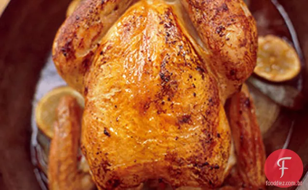 Frango Assado Com Molho de cebola