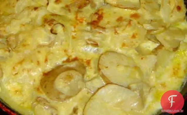 Tortilla de batata e cebola