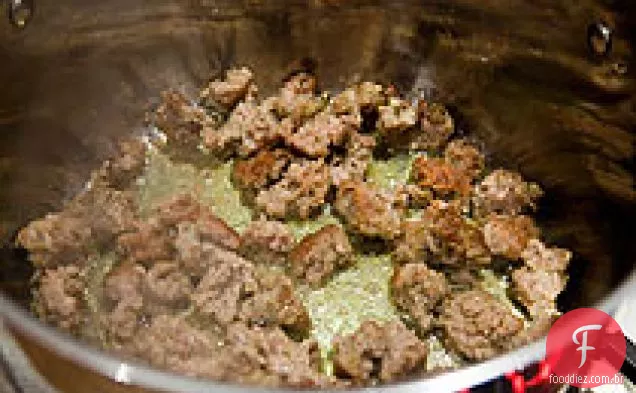 Guisado Italiano De Salsicha E Repolho