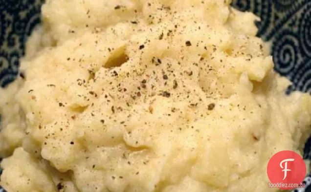 Batatas e cebolas cremosas