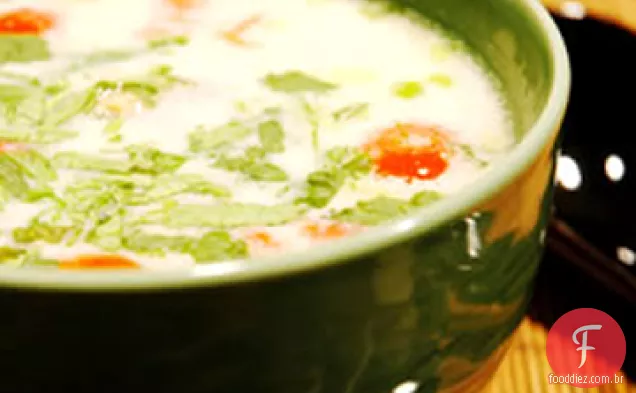 Tom Ka Gai (Sopa De Galinha De Coco)